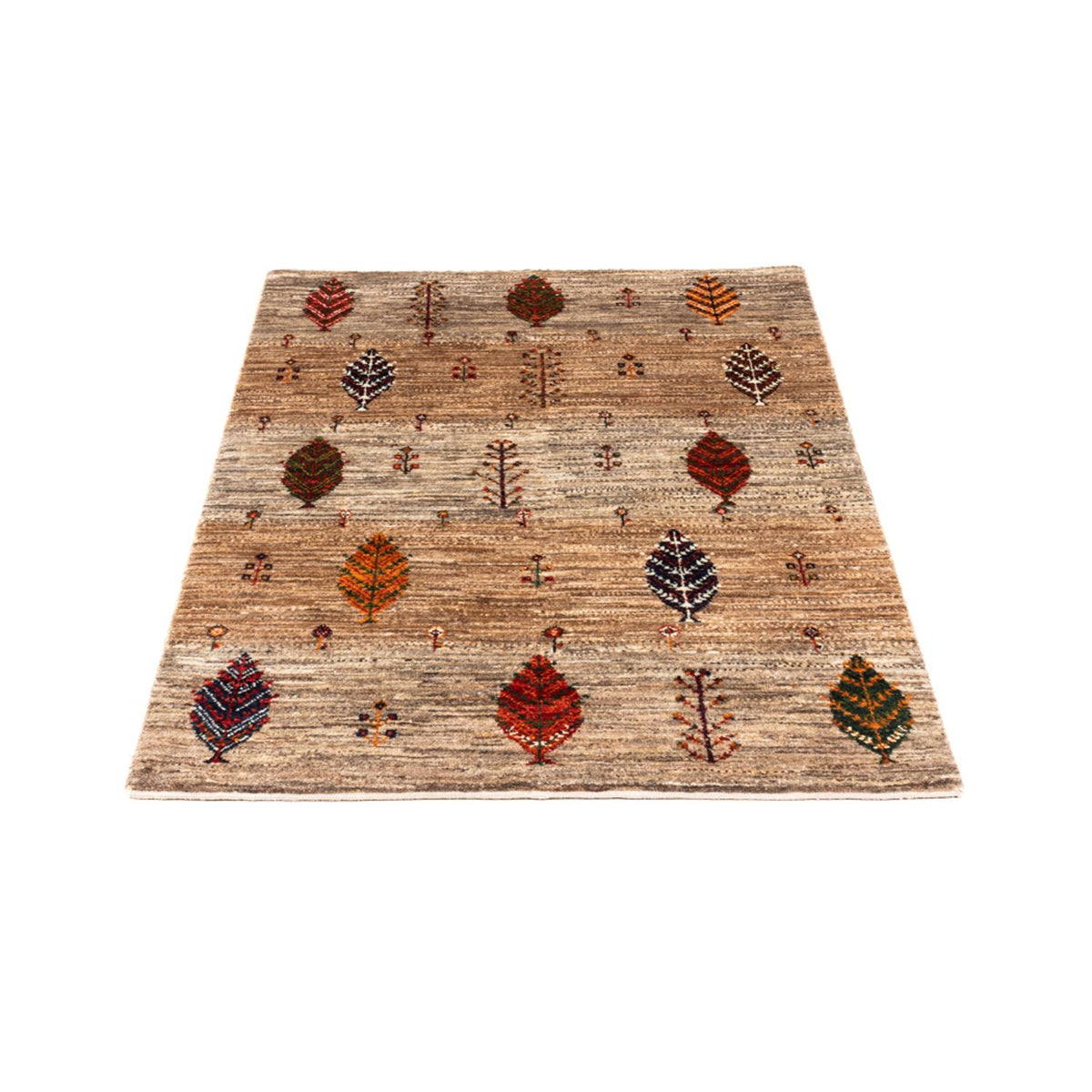 Gabbeh-matta - Loribaft Persian - Kungliga - 133 x 83 cm - grått