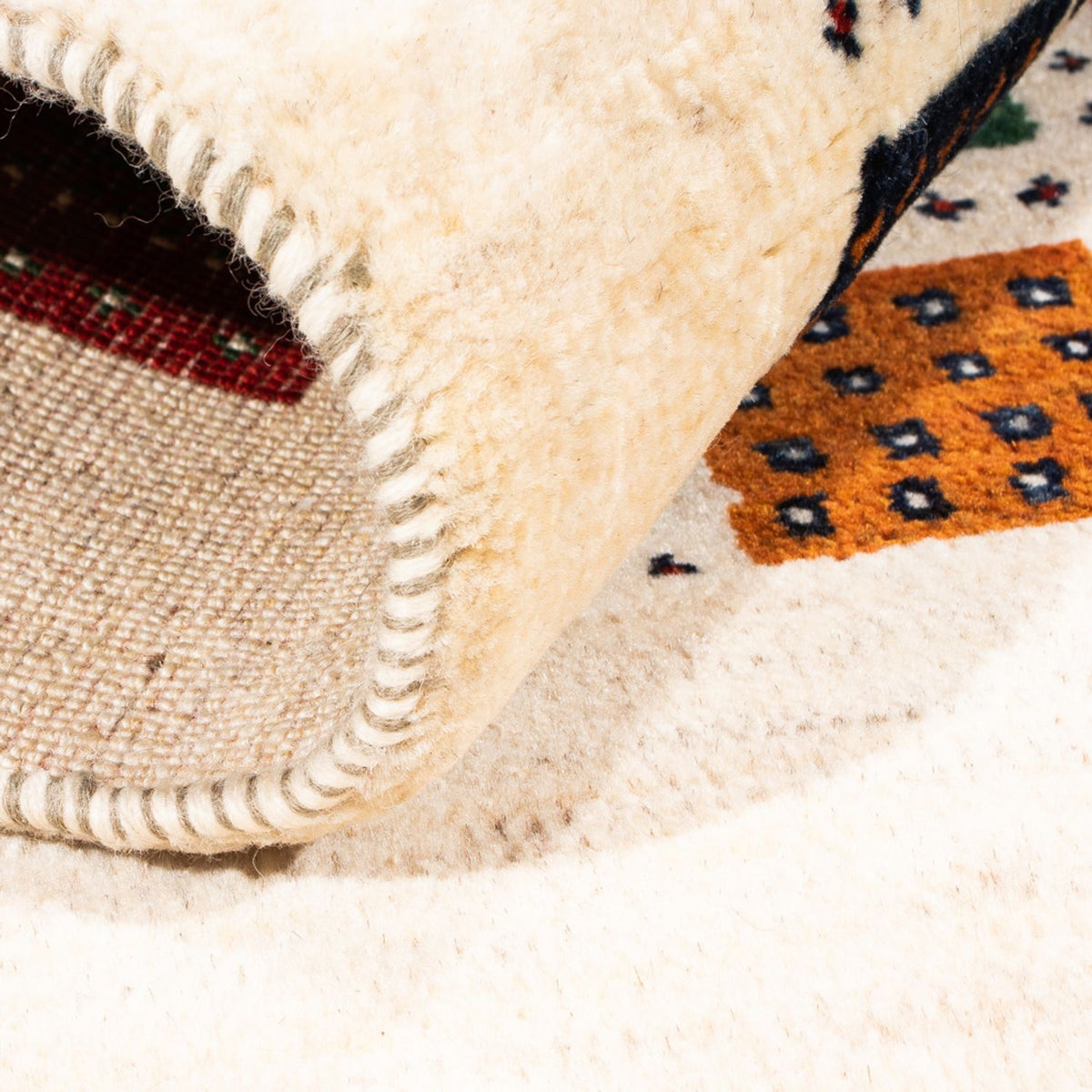 Gabbeh-matta - Loribaft Persian - Kungliga - 112 x 80 cm - flerfärgad