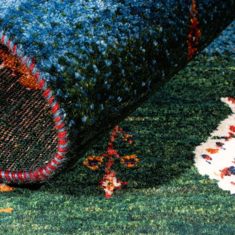 Gabbeh-matta - Loribaft Persian - Kungliga - 127 x 86 cm - flerfärgad