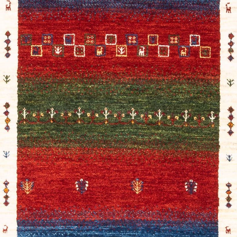 Gabbeh-matta - Loribaft Persian - Kungliga - 122 x 82 cm - flerfärgad