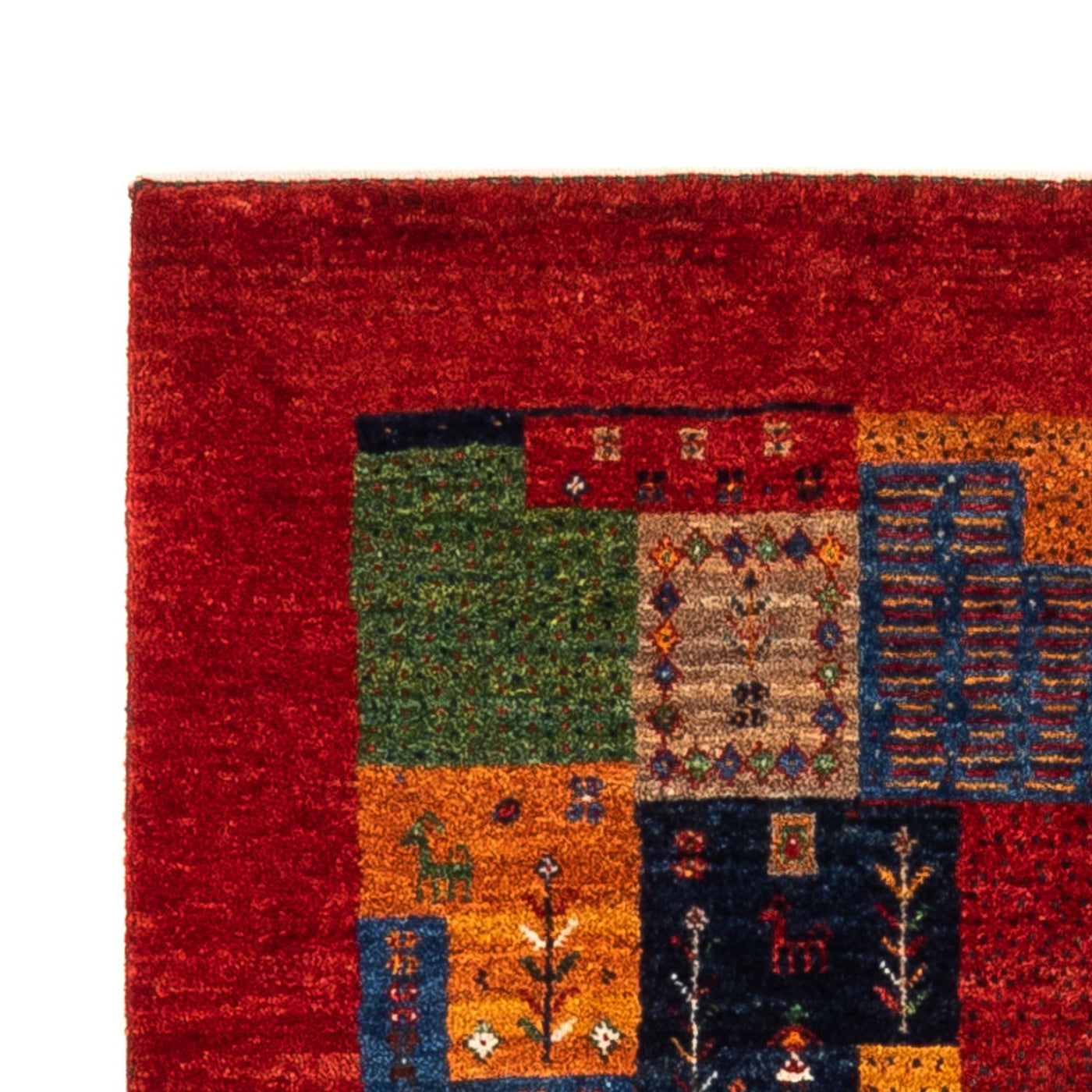 Gabbeh-matta - Loribaft Persian - Kungliga - 125 x 84 cm - flerfärgad