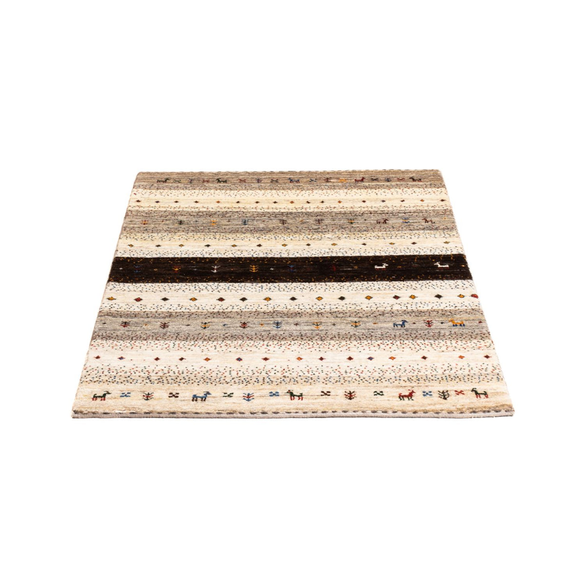 Gabbeh-matta - Loribaft Persian - Kungliga - 121 x 84 cm - flerfärgad