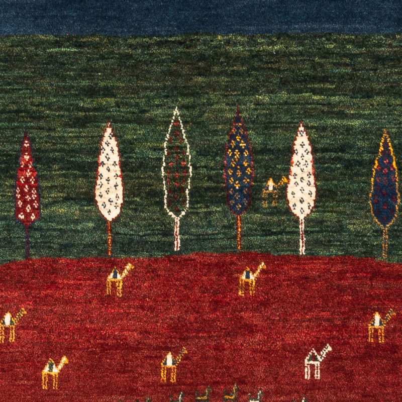 Gabbeh-matta - Loribaft Persian - Kungliga - 122 x 83 cm - flerfärgad