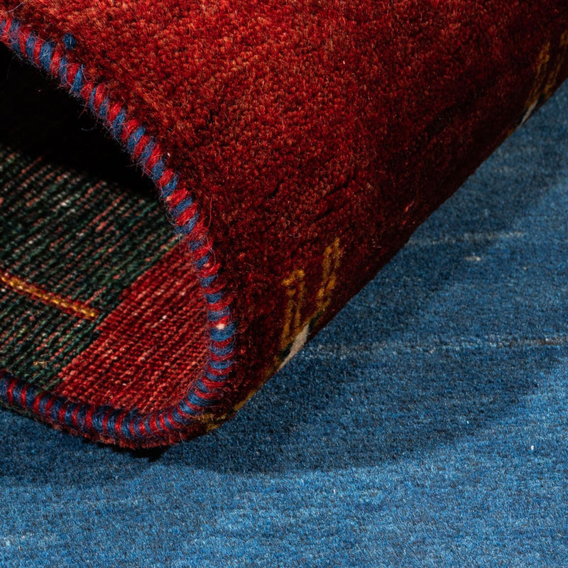 Gabbeh-matta - Loribaft Persian - Kungliga - 122 x 83 cm - flerfärgad