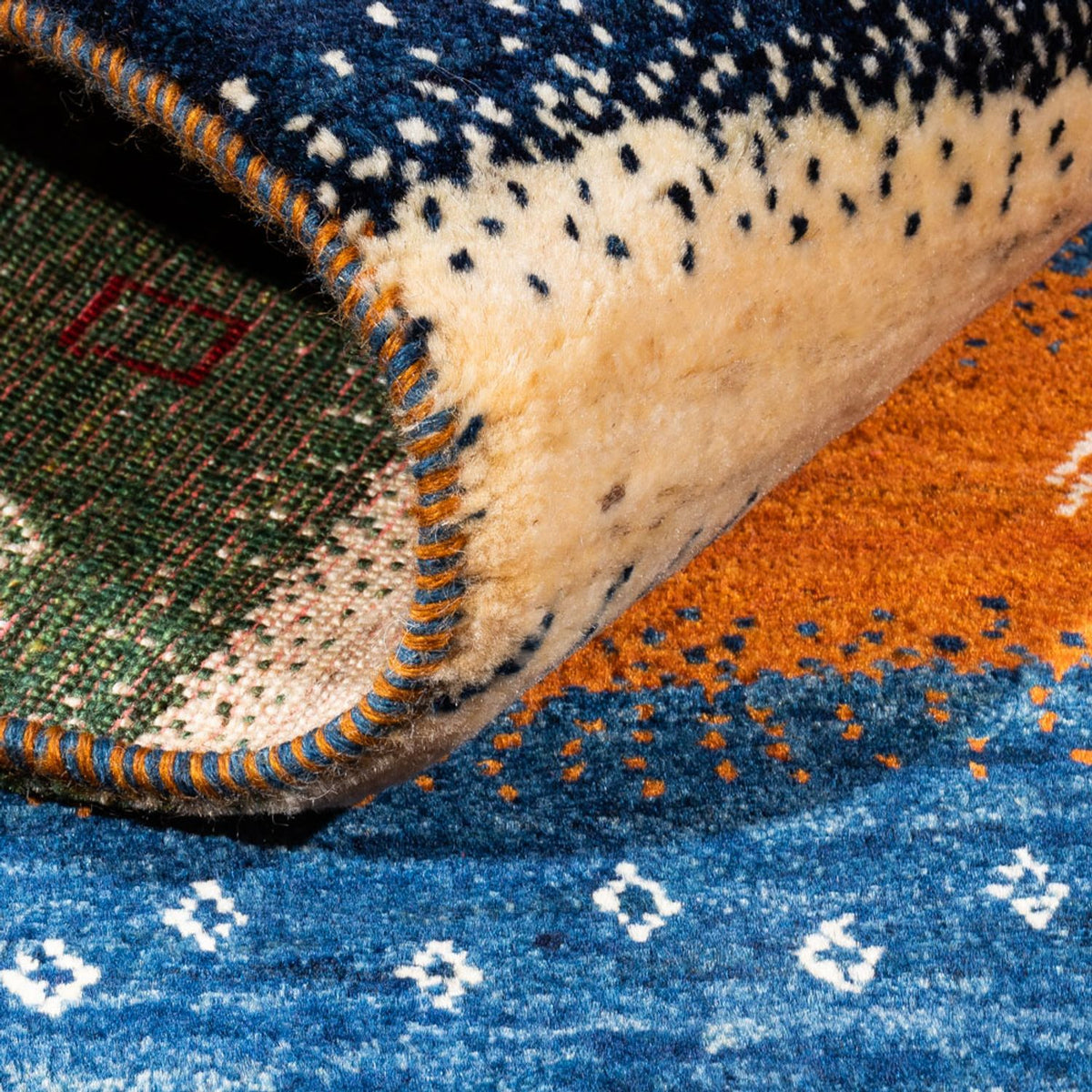 Gabbeh-matta - Loribaft Persian - Kungliga - 140 x 85 cm - flerfärgad