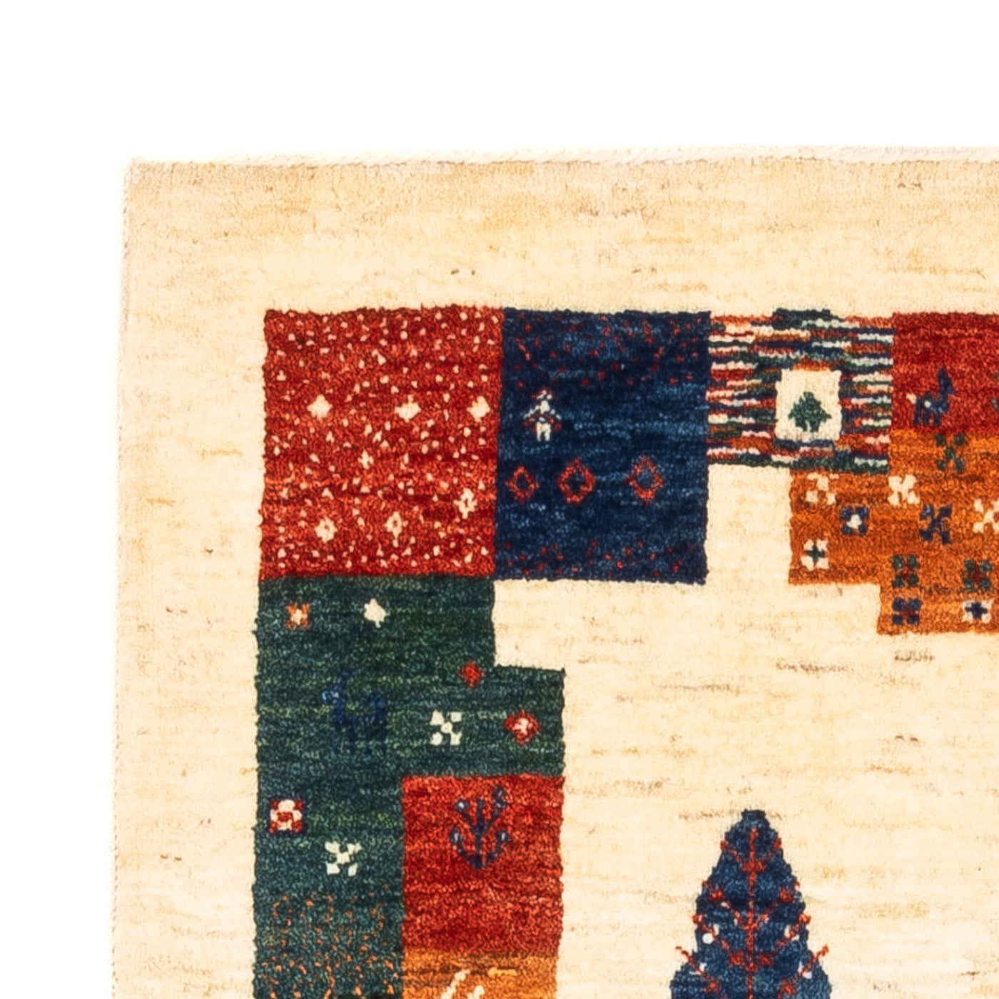 Loribaft Mattan 130x85cm - Perserteppich Wollteppich