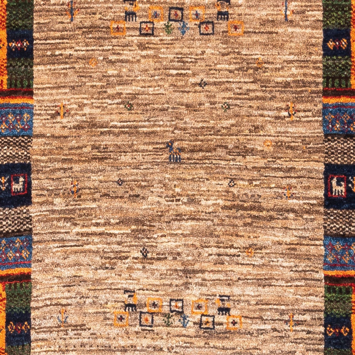 Gabbeh-matta - Loribaft Persian - Kungliga - 130 x 87 cm - grått