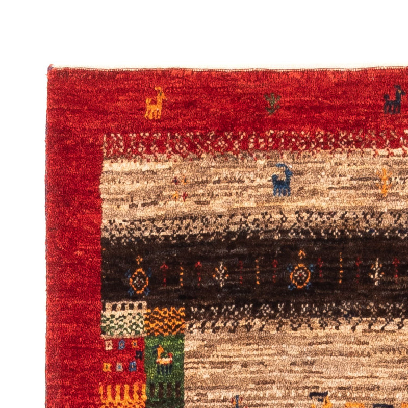 Gabbeh-matta - Loribaft Persian - Kungliga - 130 x 87 cm - grått