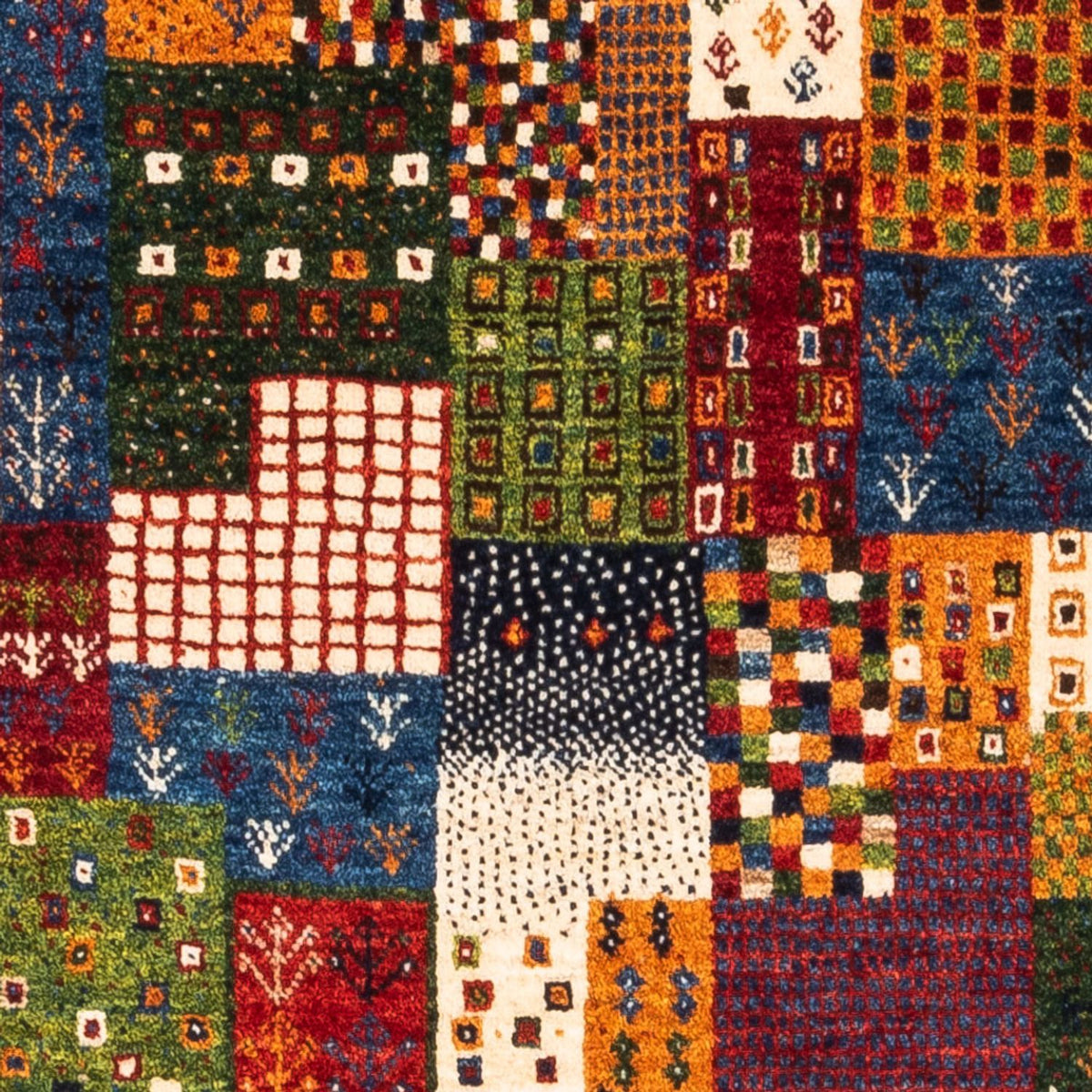 Gabbeh-matta - Loribaft Persian - Kungliga - 137 x 85 cm - flerfärgad