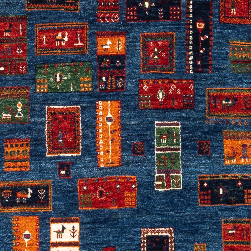 Gabbeh-matta - Loribaft Persian - Kungliga - 123 x 86 cm - flerfärgad