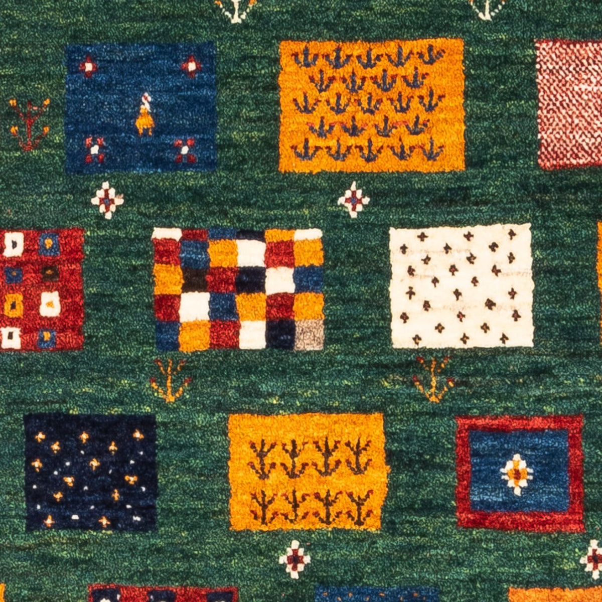 Gabbeh-matta - Loribaft Persian - Kungliga - 125 x 80 cm - flerfärgad