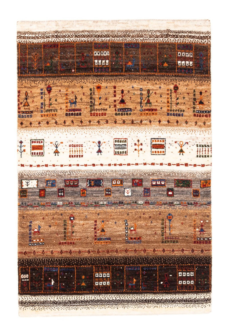 Gabbeh-matta - Loribaft Persian - Kungliga - 124 x 85 cm - flerfärgad