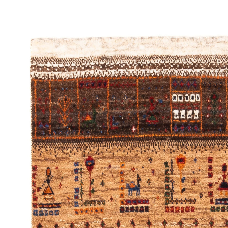 Gabbeh-matta - Loribaft Persian - Kungliga - 124 x 85 cm - flerfärgad