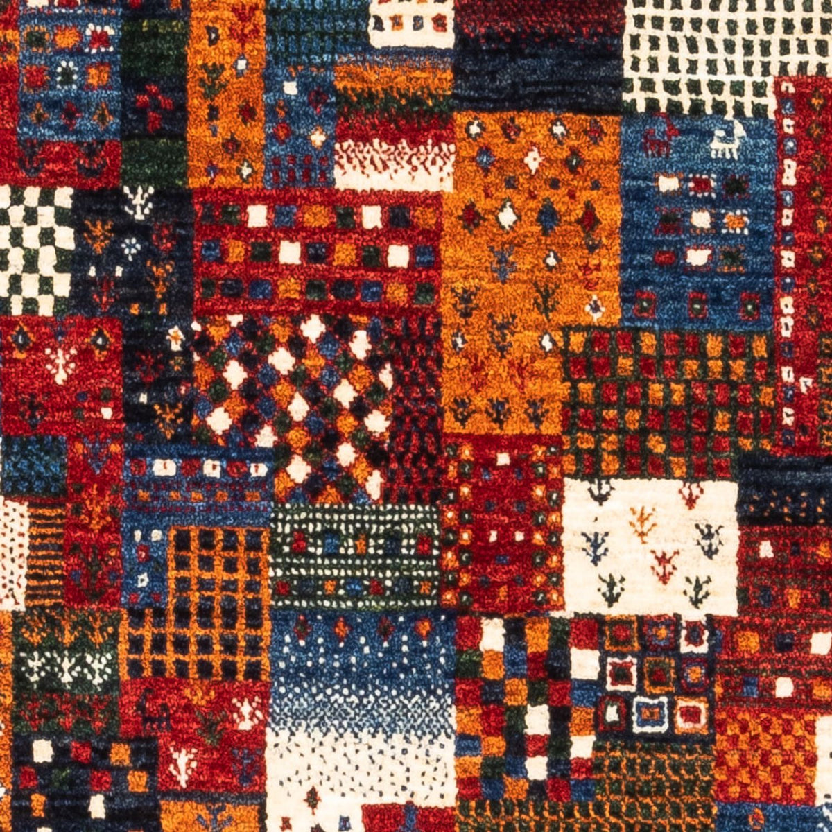 Gabbeh-matta - Loribaft Persian - Kungliga - 133 x 83 cm - flerfärgad