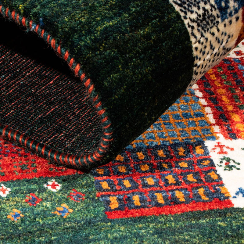 Gabbeh-matta - Loribaft Persian - Kungliga - 133 x 83 cm - flerfärgad