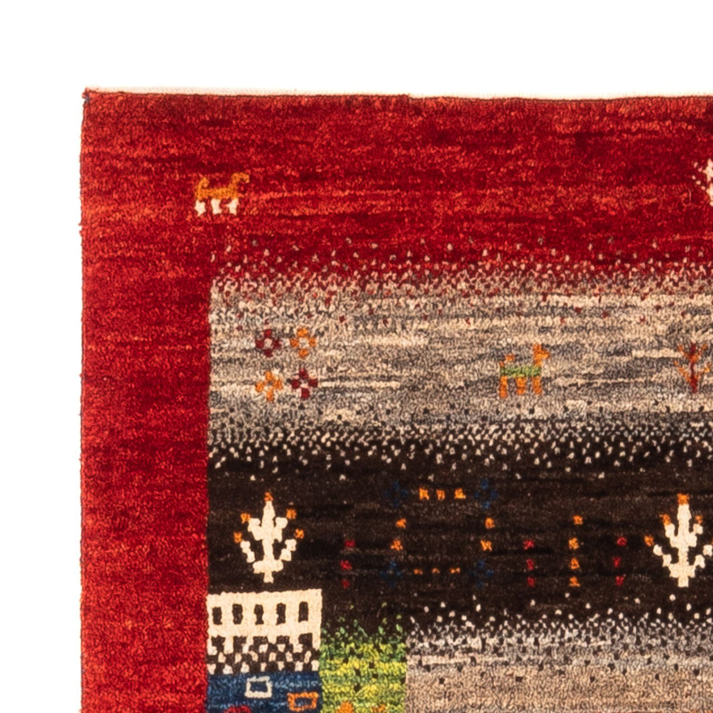 Loribaft Mattan 128x80cm - Perserteppich Wollteppich