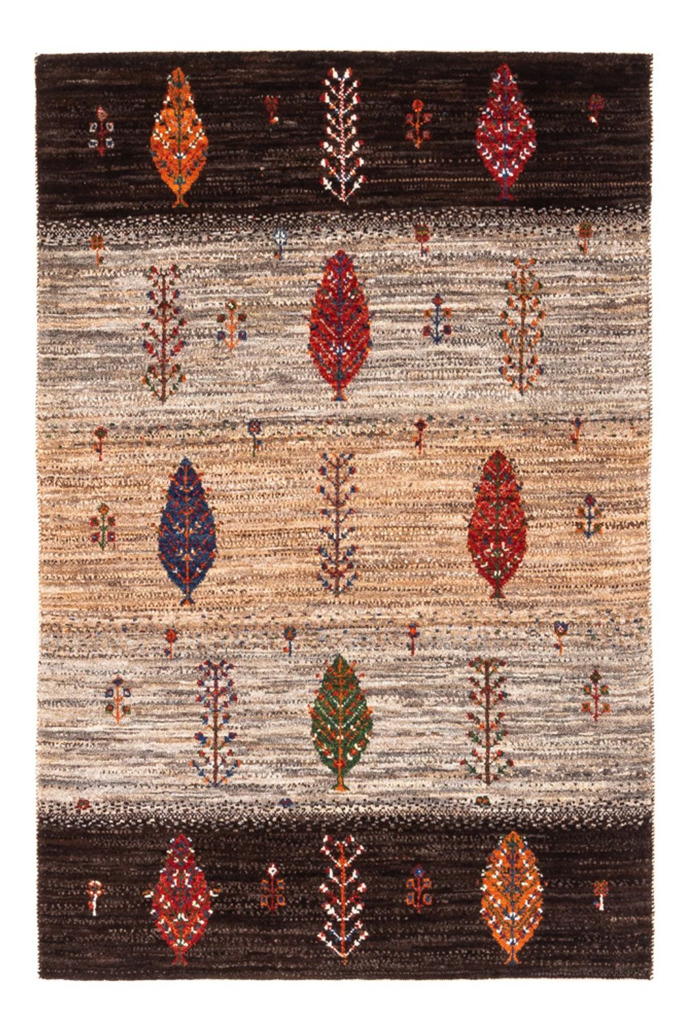 Gabbeh-matta - Loribaft Persian - Kungliga - 126 x 85 cm - flerfärgad