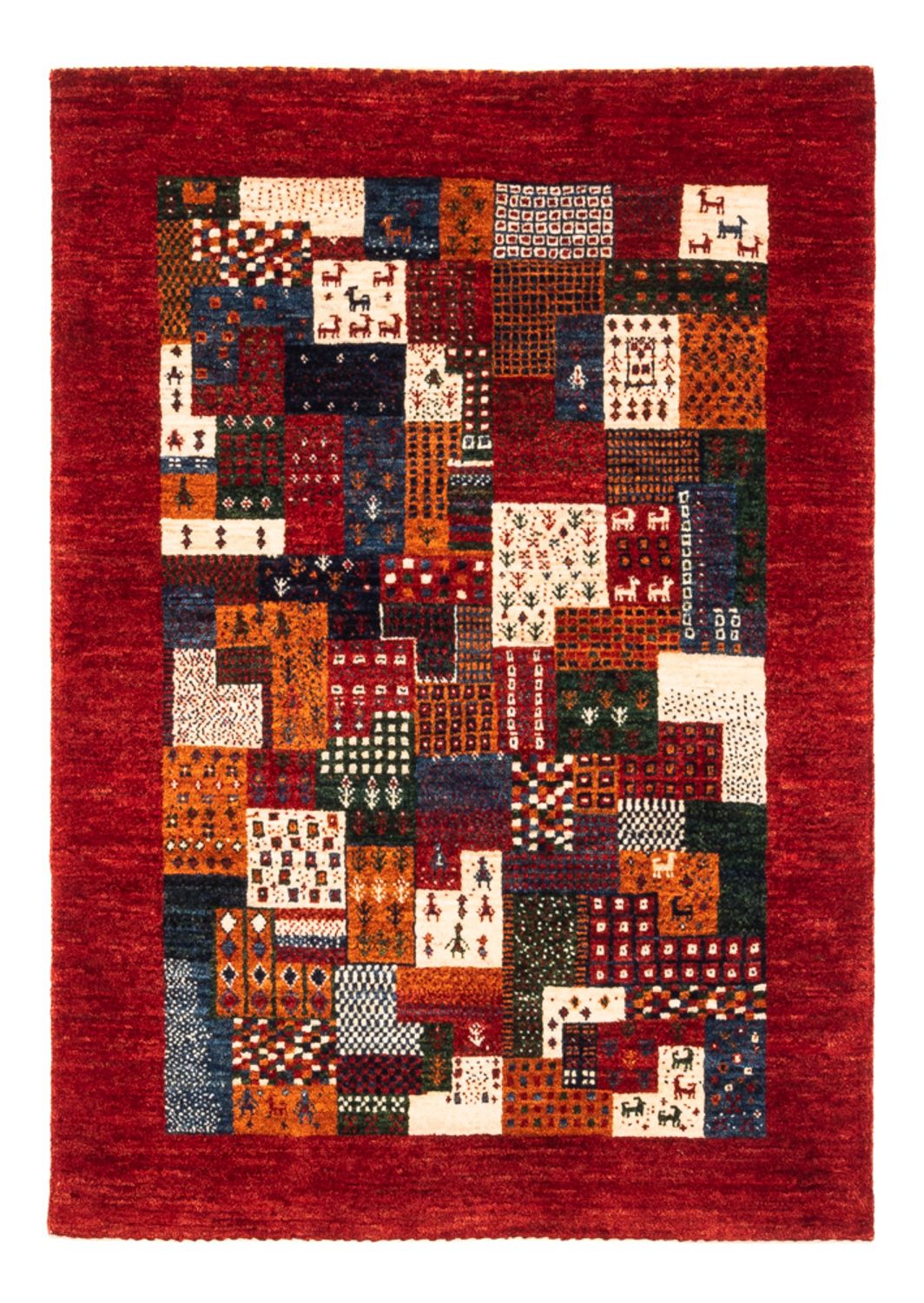 Gabbeh-matta - Loribaft Persian - Kungliga - 120 x 85 cm - flerfärgad