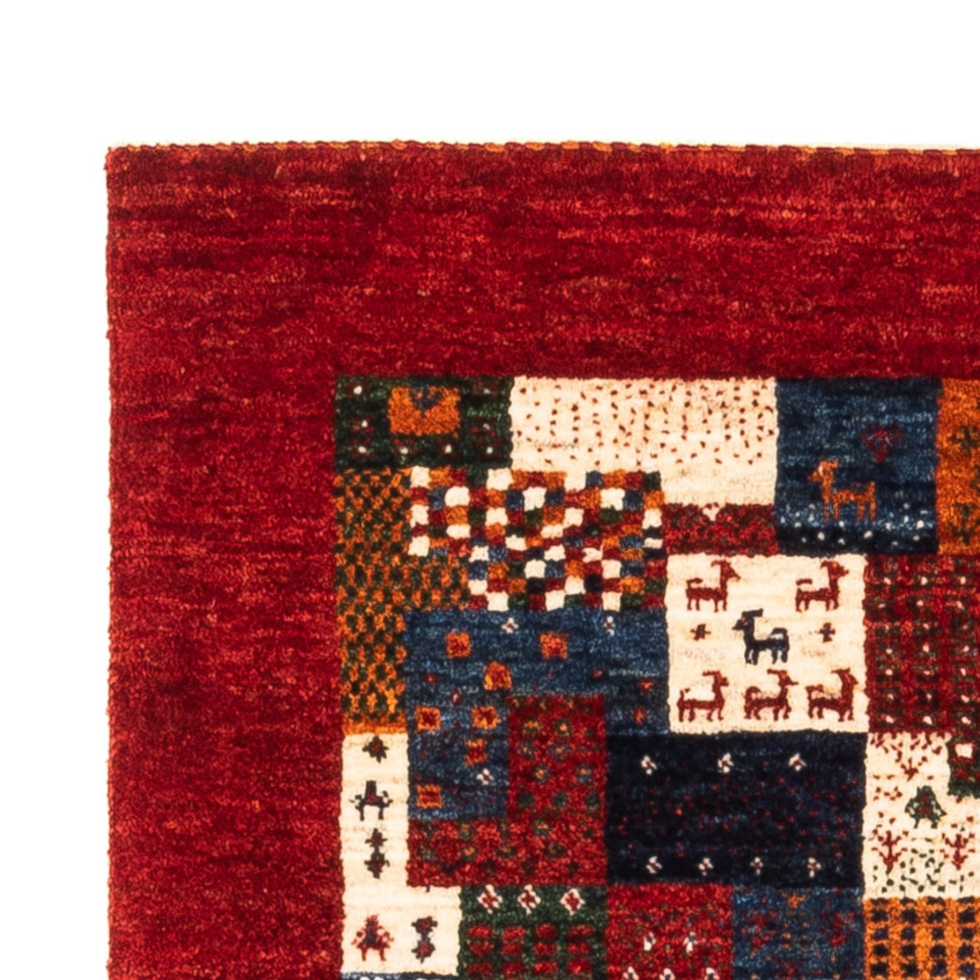Gabbeh-matta - Loribaft Persian - Kungliga - 120 x 85 cm - flerfärgad