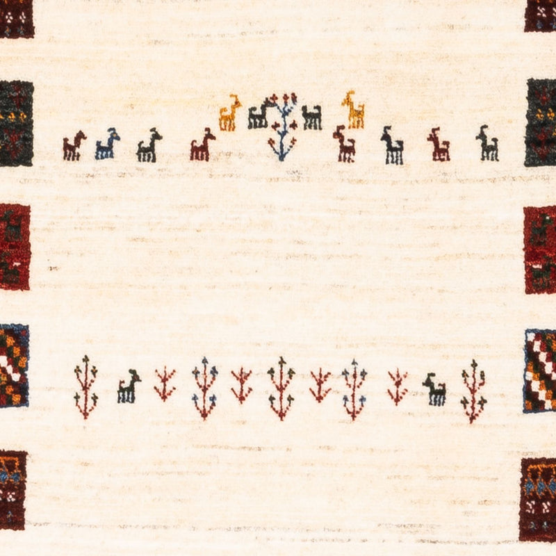 Gabbeh-matta - Loribaft Persian - Kungliga - 132 x 84 cm - flerfärgad