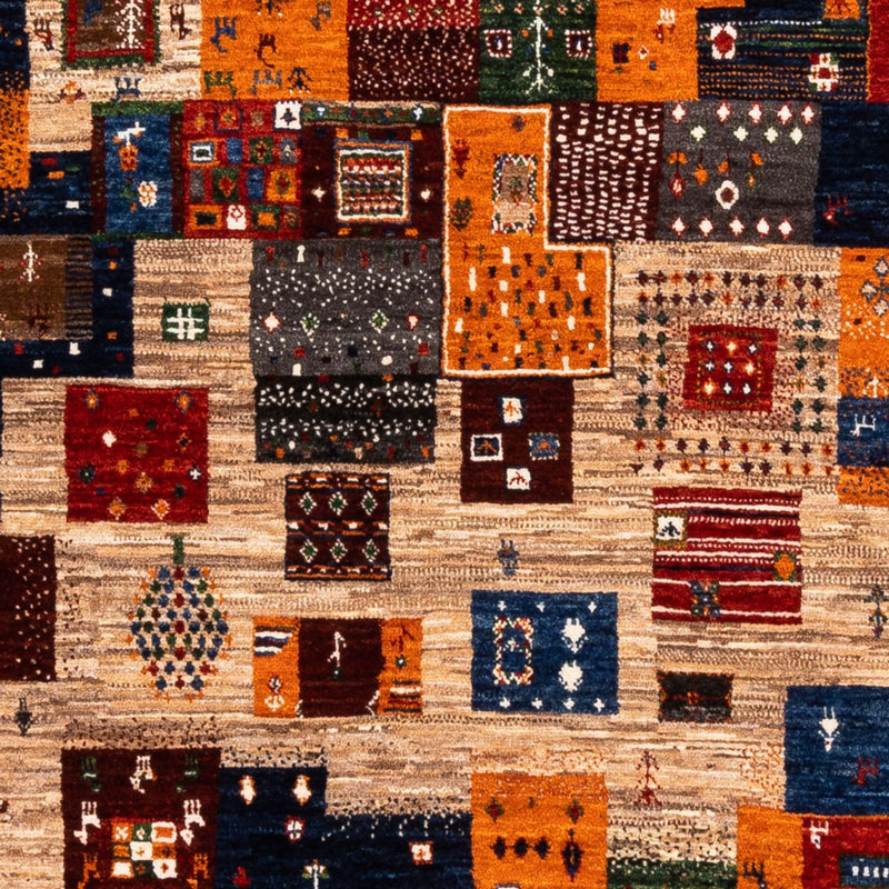 Gabbeh-matta - Loribaft Persian - Kungliga - 192 x 152 cm - flerfärgad