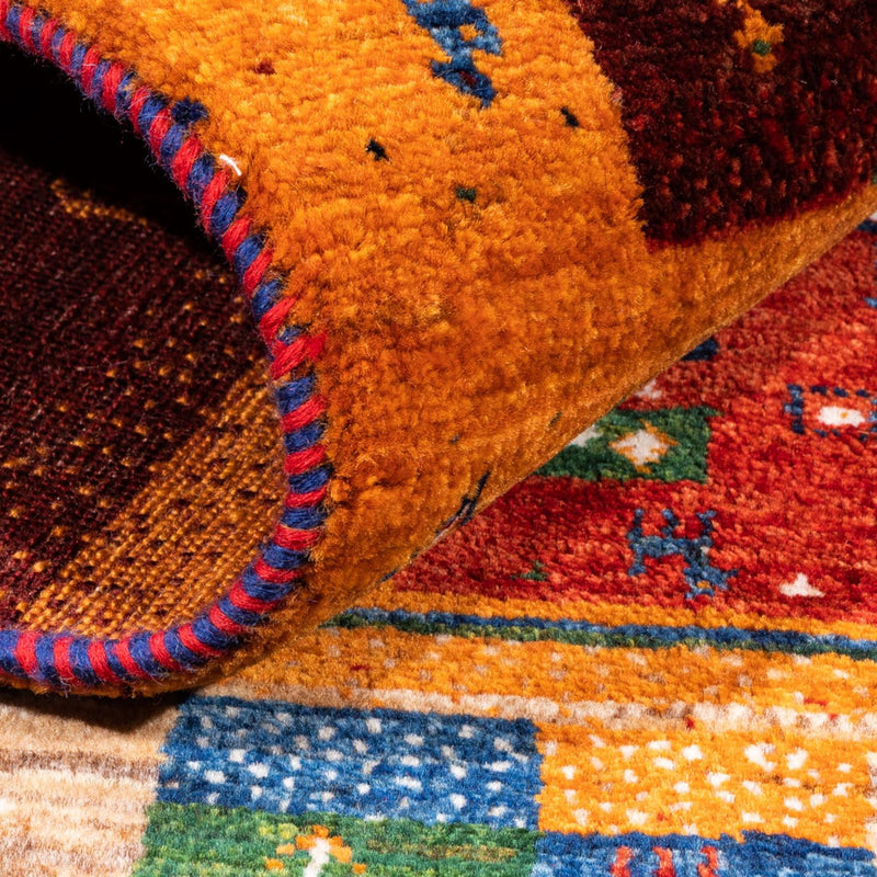 Gabbeh-matta - Loribaft Persian - Kungliga - 192 x 152 cm - flerfärgad