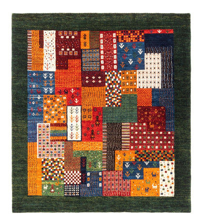 Loribaft Mattan 122x130cm - Perserteppich Wollteppich