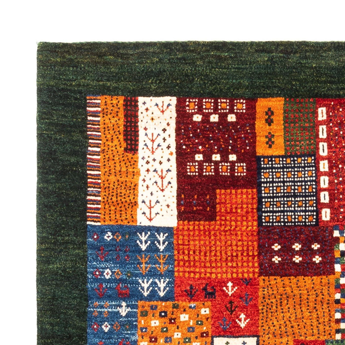 Loribaft Mattan 130x122cm - Perserteppich Wollteppich