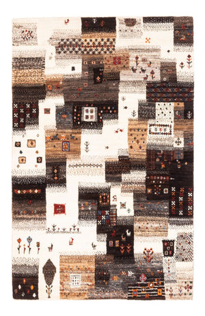 Gabbeh-matta - Loribaft Persian - Kungliga - 126 x 85 cm - grått