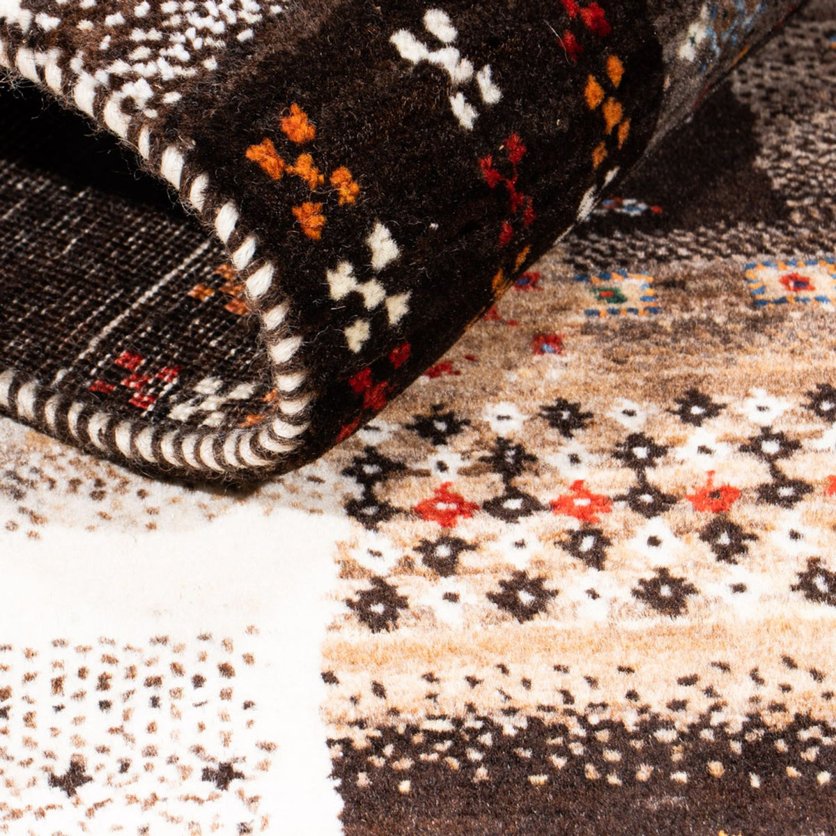 Gabbeh-matta - Loribaft Persian - Kungliga - 126 x 85 cm - grått