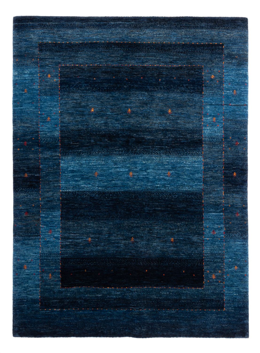 Gabbeh-matta - Loribaft Persian - 202 x 154 cm - blå