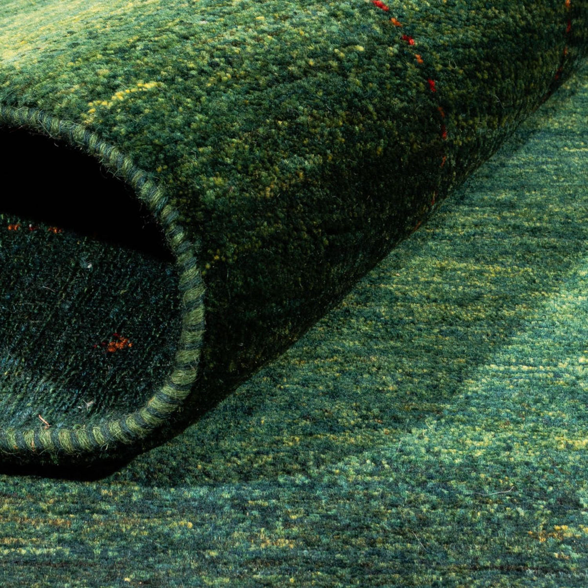 Gabbeh-matta - Loribaft Persian - 197 x 135 cm - grön