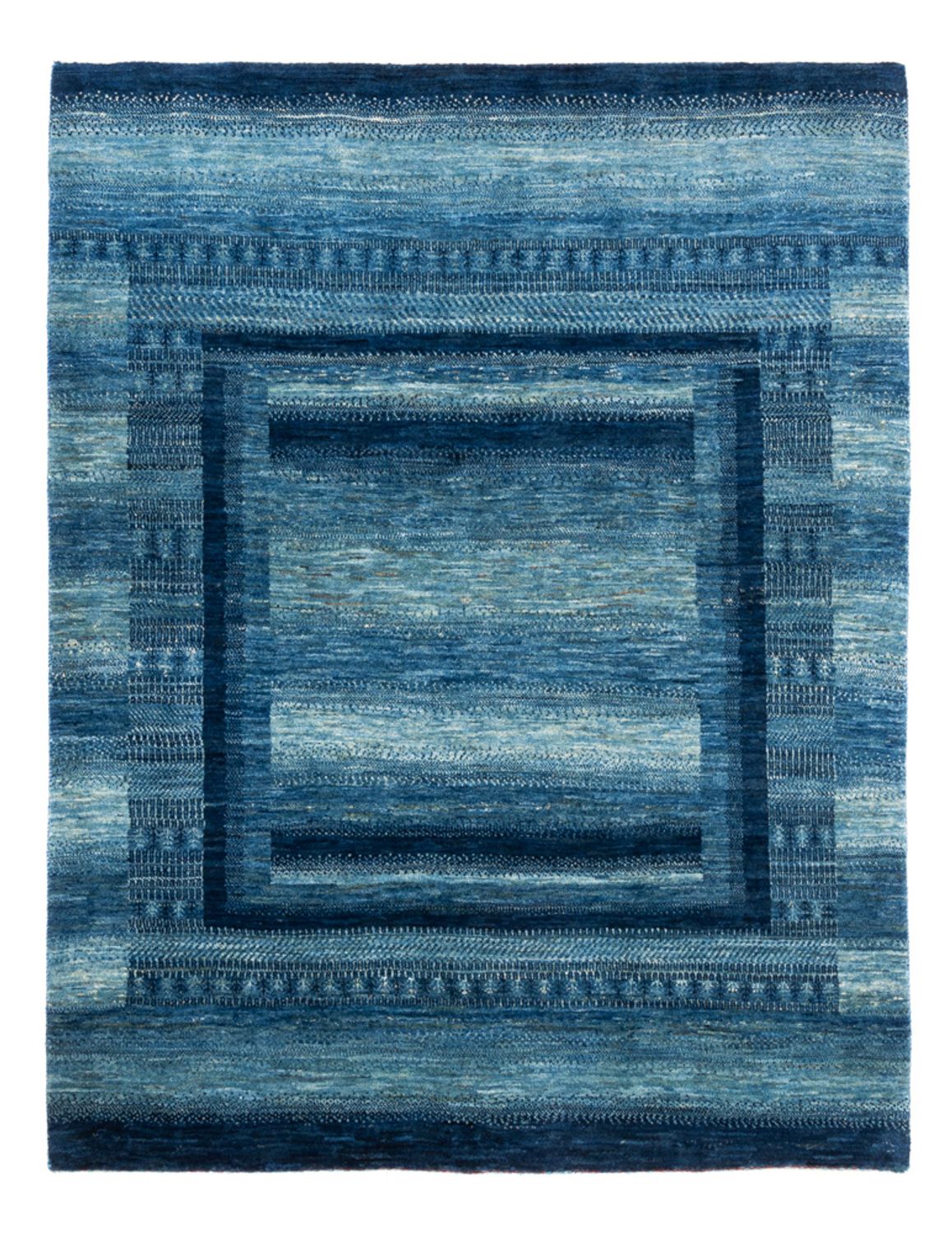 Gabbeh-matta - Loribaft Persian - Kungliga - 198 x 158 cm - blå