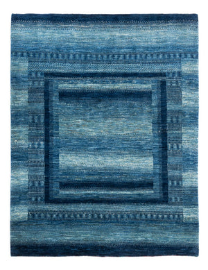 Gabbeh-matta - Loribaft Persian - Kungliga - 198 x 158 cm - blå