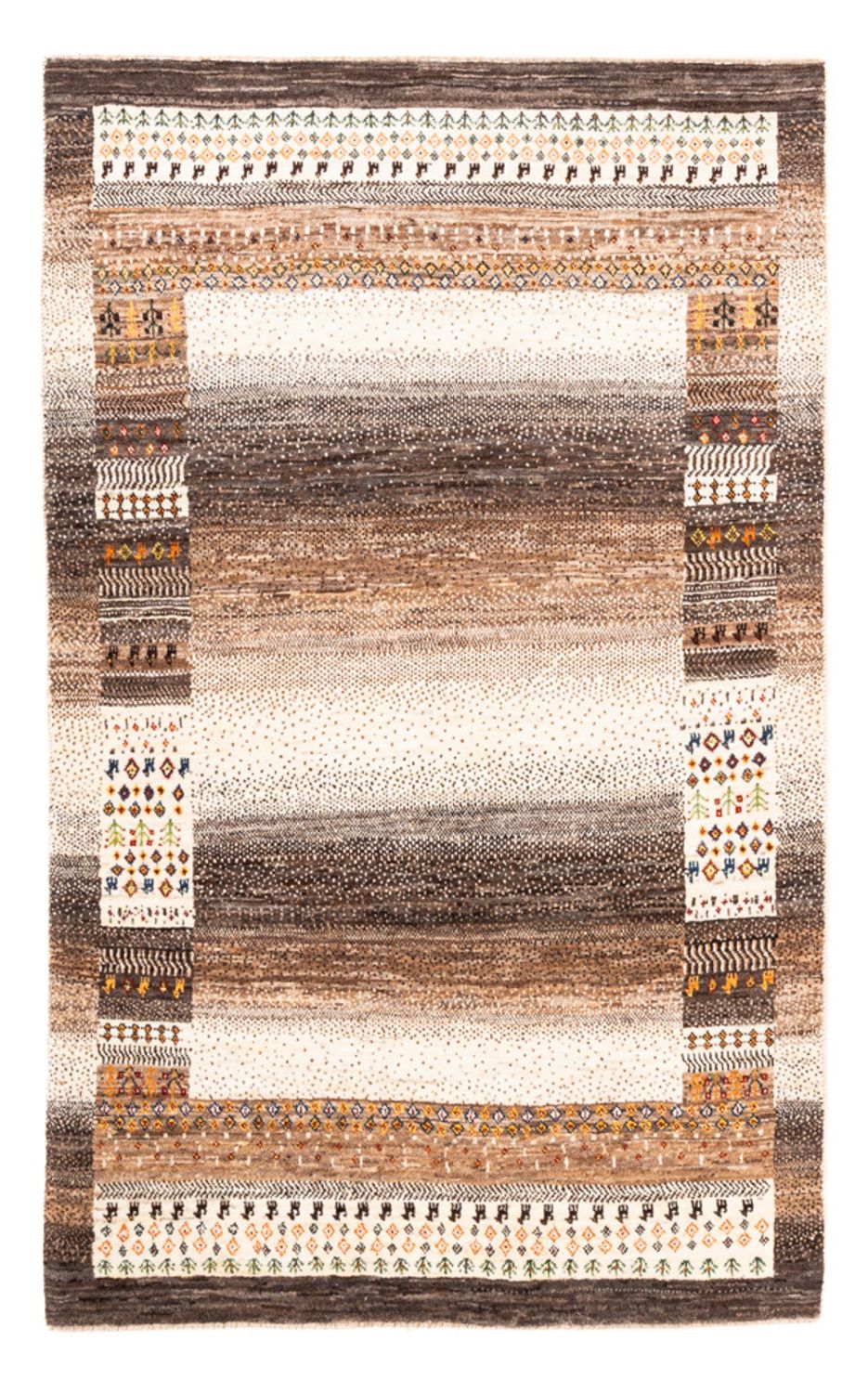 Gabbeh-matta - Loribaft Persian - Kungliga - 200 x 127 cm - natur