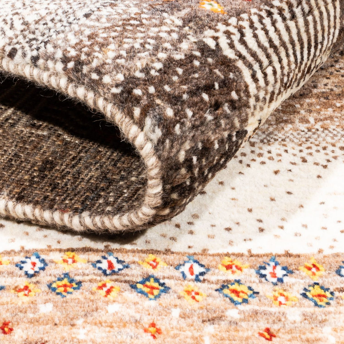 Gabbeh-matta - Loribaft Persian - Kungliga - 200 x 127 cm - natur