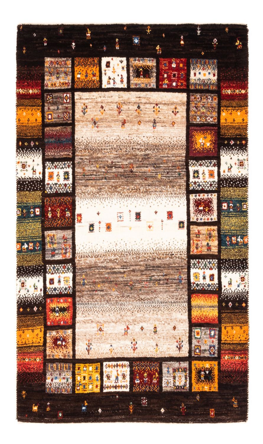 Gabbeh-matta - Loribaft Persian - Kungliga - 136 x 87 cm - flerfärgad