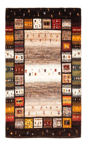 Gabbeh-matta - Loribaft Persian - Kungliga - 136 x 87 cm - flerfärgad