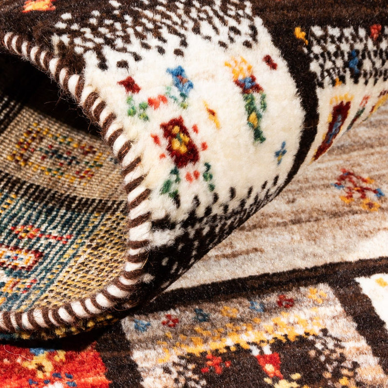 Gabbeh-matta - Loribaft Persian - Kungliga - 136 x 87 cm - flerfärgad