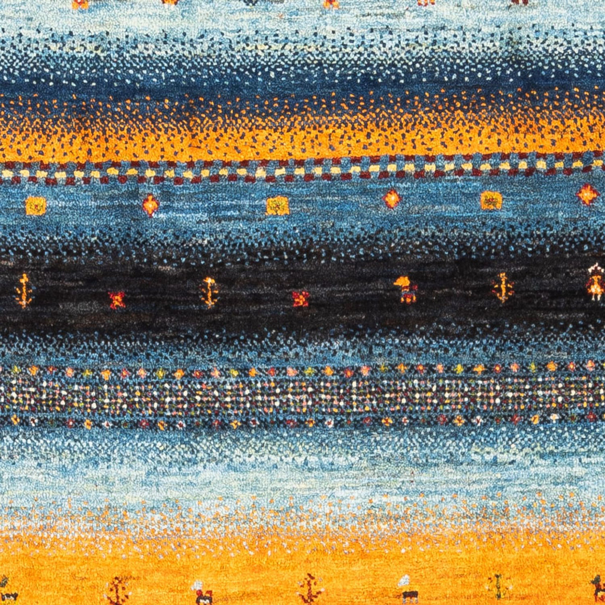 Gabbeh-matta - Loribaft Persian - Kungliga - 170 x 103 cm - flerfärgad