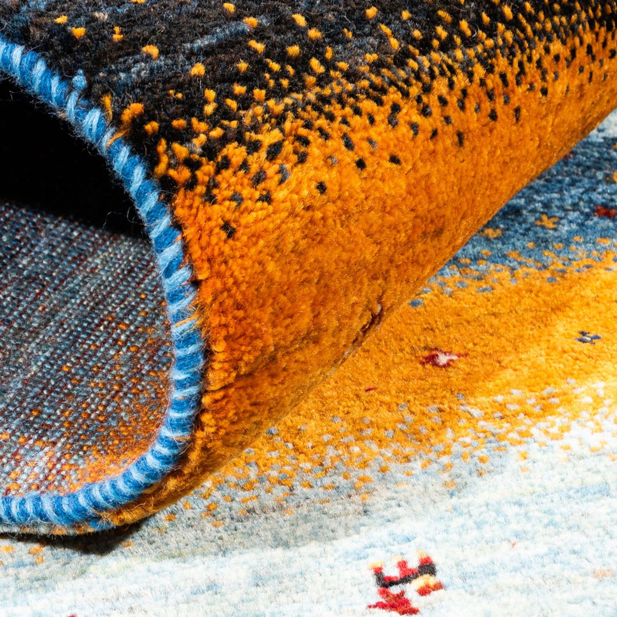 Gabbeh-matta - Loribaft Persian - Kungliga - 170 x 103 cm - flerfärgad