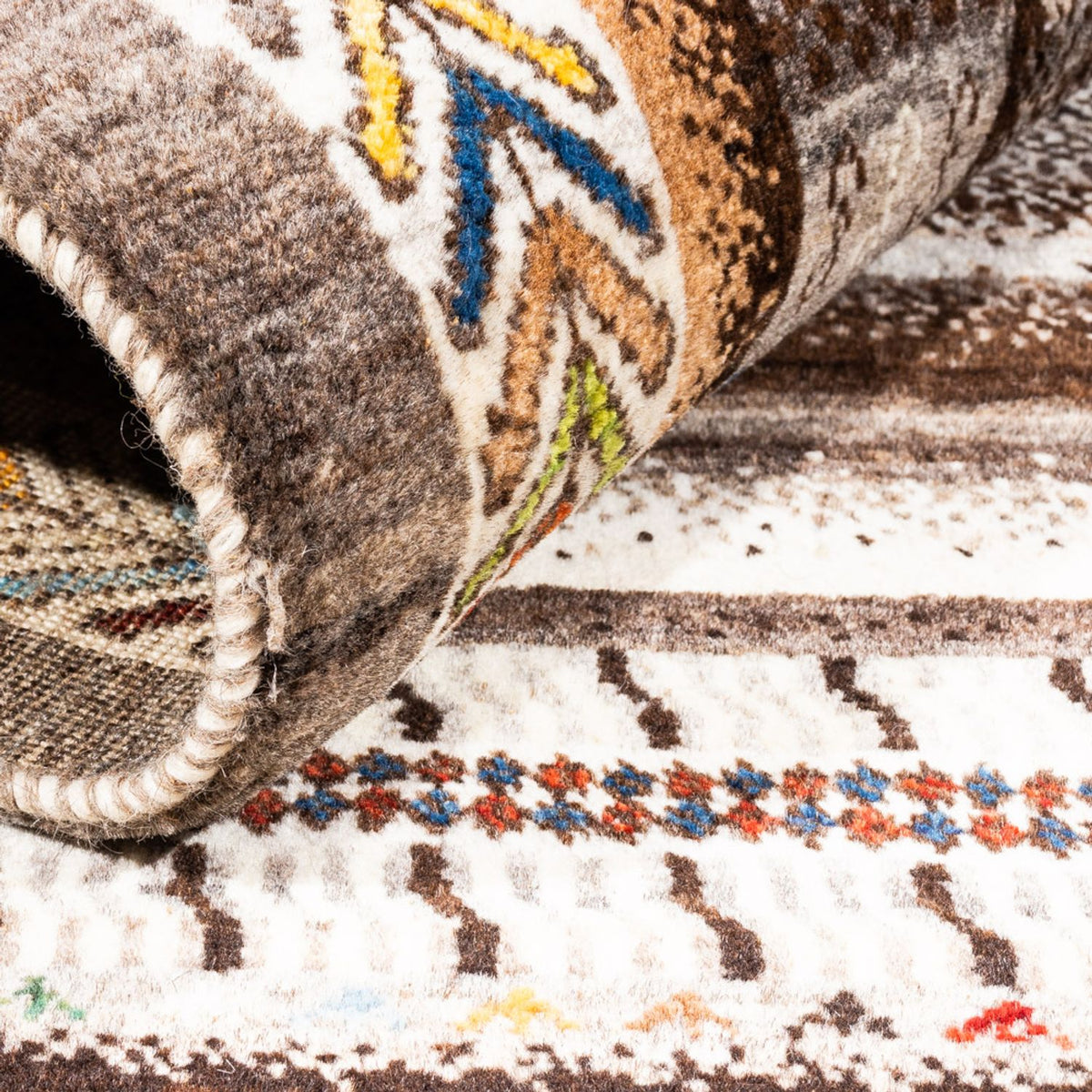 Gabbeh-matta - Loribaft Persian - Kungliga - 158 x 100 cm - flerfärgad