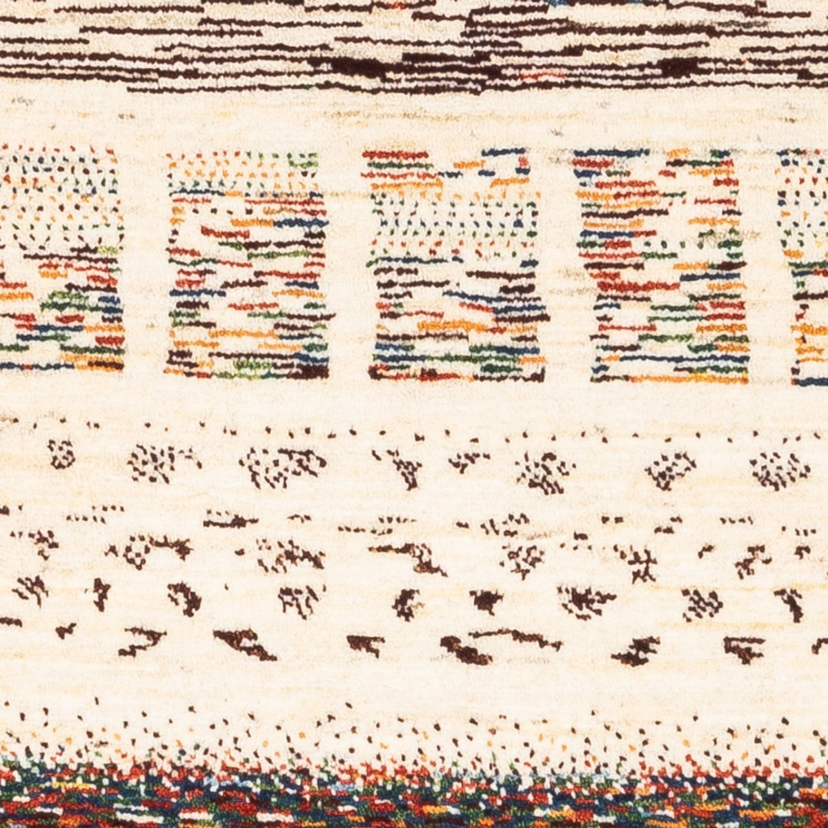 Gabbeh-matta - Loribaft Persian - Kungliga - 120 x 83 cm - flerfärgad