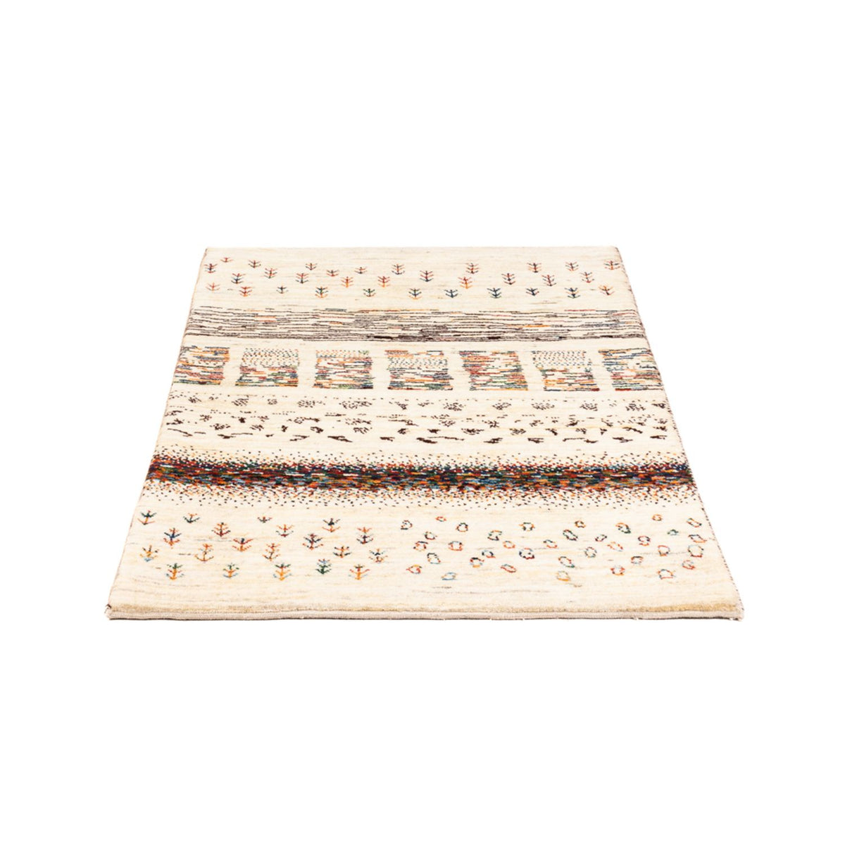 Gabbeh-matta - Loribaft Persian - Kungliga - 120 x 83 cm - flerfärgad