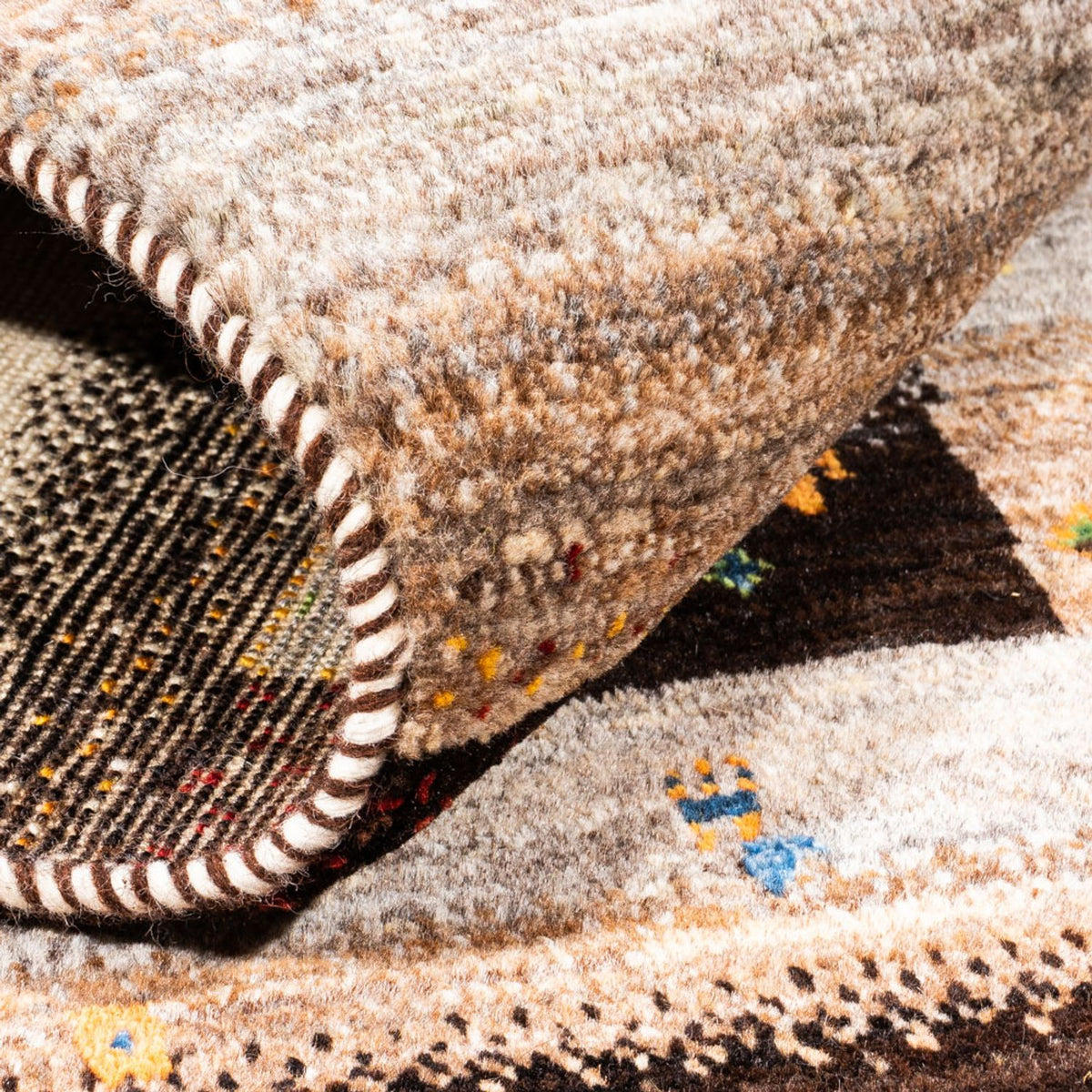 Gabbeh-matta - Loribaft Persian - Kungliga - 157 x 106 cm - flerfärgad