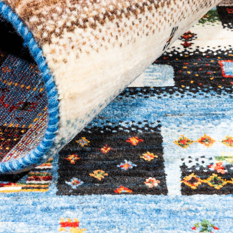 Gabbeh-matta - Loribaft Persian - Kungliga - 162 x 106 cm - flerfärgad