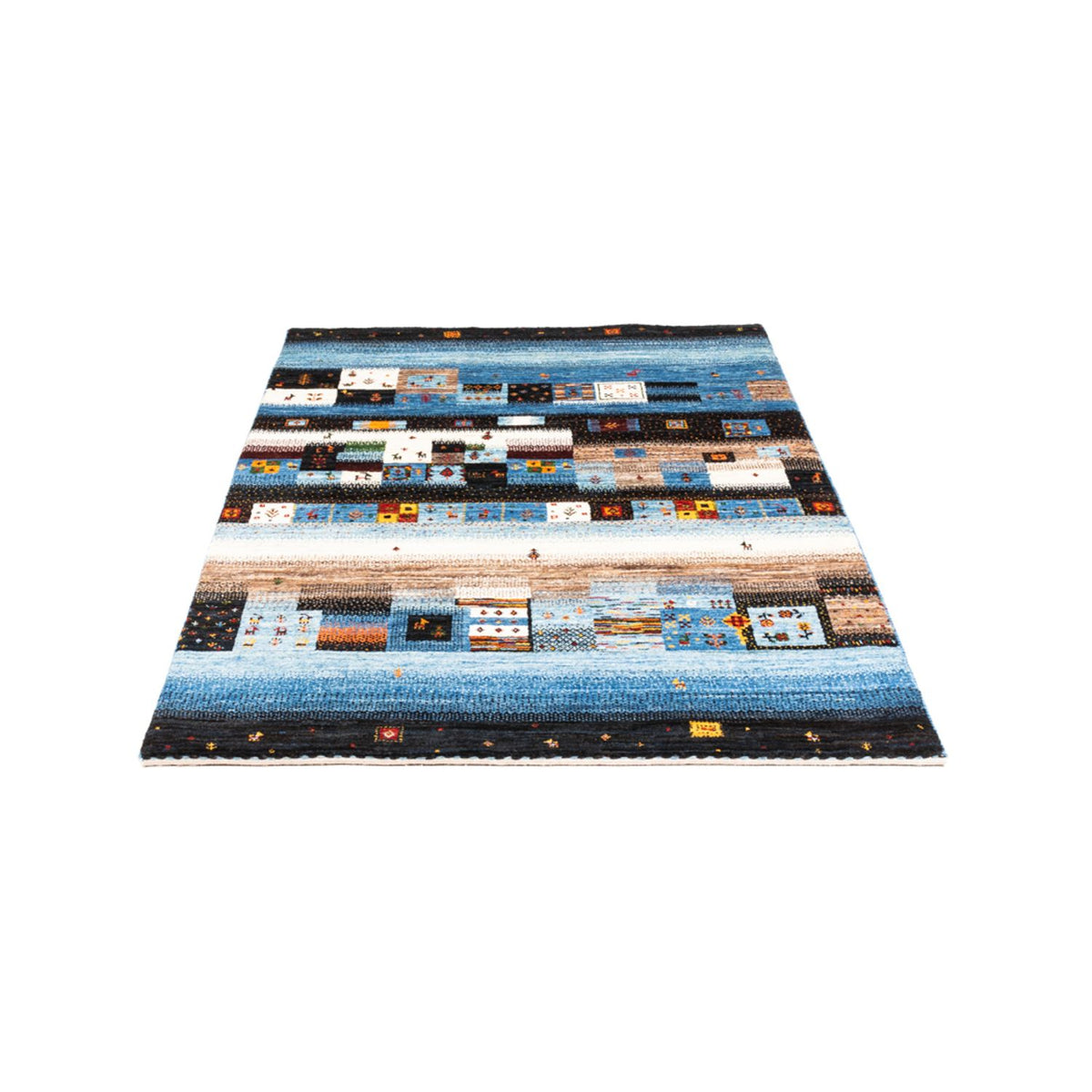 Gabbeh-matta - Loribaft Persian - Kungliga - 162 x 106 cm - flerfärgad