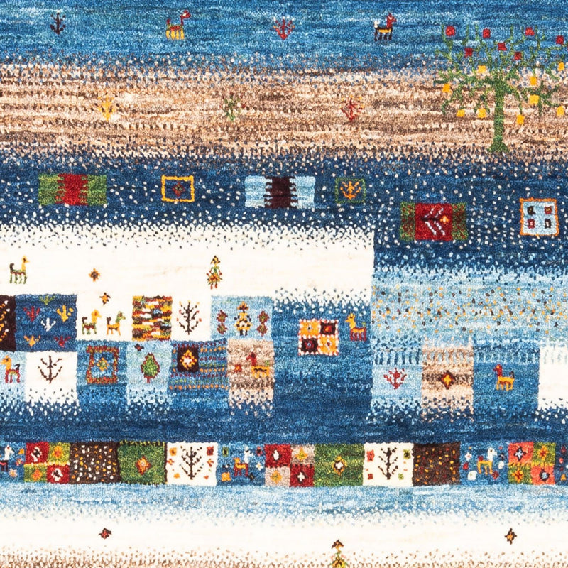 Gabbeh-matta - Loribaft Persian - Kungliga - 154 x 103 cm - flerfärgad