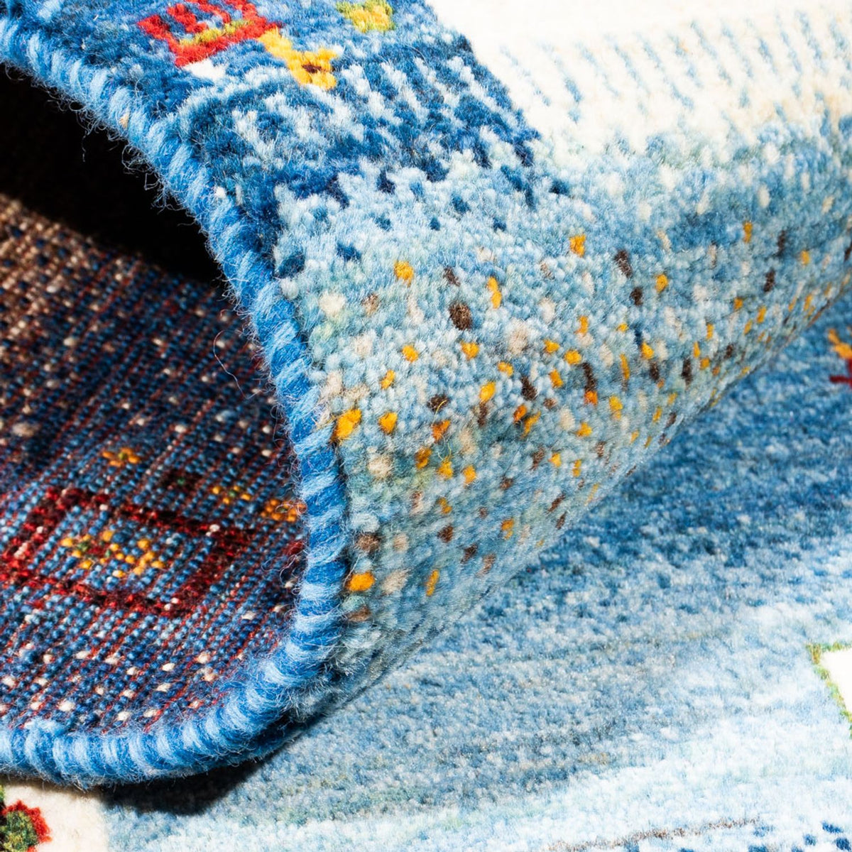 Gabbeh-matta - Loribaft Persian - Kungliga - 154 x 103 cm - flerfärgad