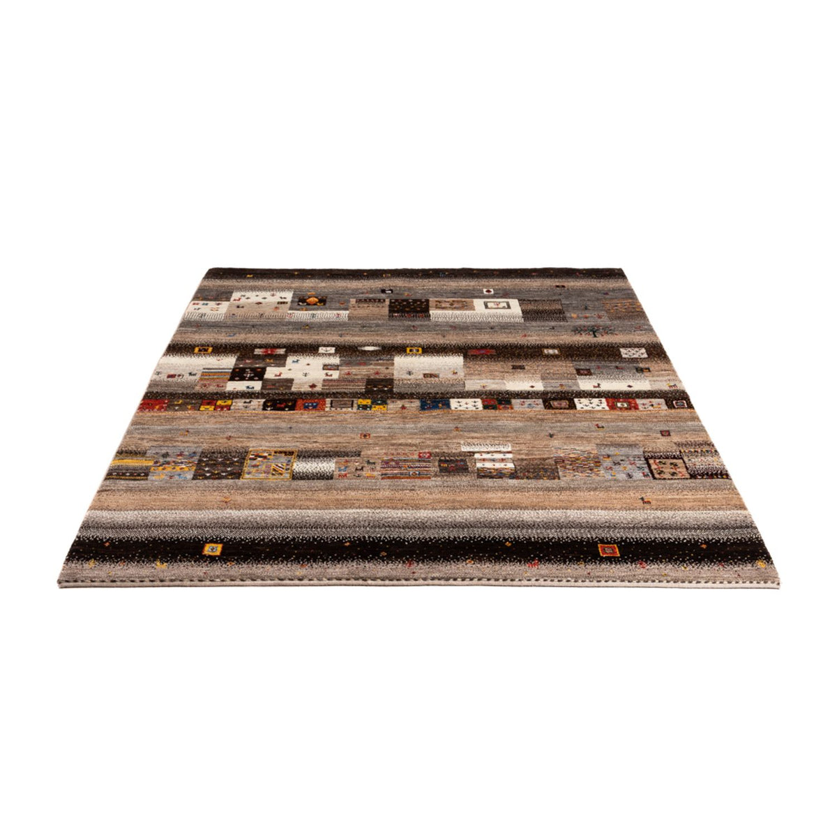 Gabbeh-matta - Loribaft Persian - Kungliga - 202 x 153 cm - flerfärgad